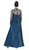 Appliqued Pleat Ornate Mother of the Bride