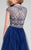 Elaborate High Neck Tulle A-Line Gown 1712P2899