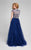 Elaborate High Neck Tulle A-Line Gown 1712P2899
