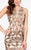 Terani Couture - Sparkly Mermaid Dress with Side Slit and Train 1713P2668 in Gray and Neutral
