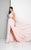 Terani Couture - Bejeweled High Neck Two-piece Chiffon Ball Gown 1713P2787 In Pink