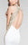 Terani Couture - Seductive Sheer Side Paneled Mermaid Gown 1715P2973 in White