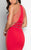 Terani Couture - Sexy Beaded Halter Neck Fit and Flare Jersey Gown 1715P2980 In Red