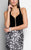 Terani Couture - Contrast Lace Print Satin Mermaid Dress 1715P3825 in Black and White