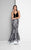 Terani Couture - Contrast Lace Print Satin Mermaid Dress 1715P3825 in Black and White