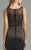 Lara Dresses - Sleeveless Sequined Long Dress  32959 in Black and Gray