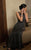 Lara Dresses - Sleeveless Sequined Long Dress  32959 in Black and Gray