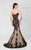 Montage by Mon Cheri - 117912W Strapless Beaded Lace Mermaid Gown in Neutral