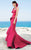 MNM Couture - 2334 Ruffled Sweetheart Mermaid Dress in Pink