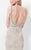 Terani Couture - Beaded Embroidery Bateau Neckline Short Evening Dress 1711C3023 In Neutral