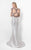 Terani Couture - Tonal Beadwork Trumpet Gown 1711E3155 In Neutral