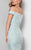 Terani Couture - Fabulous Off Shoulder Ruched  Mermaid Gown 1711E3169 in Blue