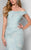 Terani Couture - Fabulous Off Shoulder Ruched  Mermaid Gown 1711E3169 in Blue