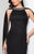 Terani Couture - Jeweled Sheath Gown 1711E3179 In Black and White