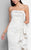 Terani Couture - Embroidered Lace Ruffled Mermaid Gown 1711E3195 In Gray