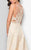 Terani Couture - Sparkling Applique Overskirt Gown 1711E3208 In Blue