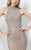 Terani Couture - High Halter Crystal Crusted Gown 1711GL3510  in Silver and Neutral