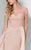 Terani Couture - Beaded Illusion A-Line Gown 1711M3377 In Pink and Neutral
