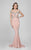 Terani Couture - Cap Sleeve Illusion Sweetheart Gown 1711M3381 In Pink