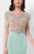 Terani Couture - Crystal-accented Bateau Neck Mermaid Dress 1711M3382 In Blue and Neutral