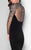 Terani Couture - Hypnotic Lace Applique Illusion Gown 1711M3394 In Black