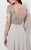 Terani Couture - Ornate Bodice Illusion Sleeve Gown 1711M3401 In Neutral