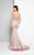 Terani Couture - Elegant Sleeveless Bateau Neckline Polyester Mermaid Gown 1712E3264 In Neutral