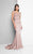 Terani Couture - Elegant Sleeveless Bateau Neckline Polyester Mermaid Gown 1712E3264 In Neutral