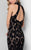 Terani Couture - High Necked Lacy Mermaid Gown 1712E3271  In Black
