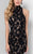 Terani Couture - High Necked Lacy Mermaid Gown 1712E3271  In Black