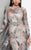 Terani Couture - Long-sleeve Ilusion Open Back Gown 1712E3272 In Pink and Multi-color