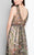 Terani Couture - Shirred Patterned Illusion Gown  1712E3645 In Black and Multi-Color