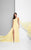 Terani Couture - One-shoulder Gown with High Side Slit 1712E3651 In Yellow