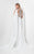 Terani Couture - Champion Beaded and Caped Satin Mermaid Dress 1712E3654 In White