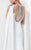 Terani Couture - Champion Beaded and Caped Satin Mermaid Dress 1712E3654 In White