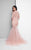 Terani Couture - Sheer Elaborate Illusion Gown 1712GL3579 In Blush and Neutral