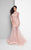 Terani Couture - Sheer Elaborate Illusion Gown 1712GL3579 In Blush and Neutral