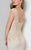 Terani Couture - Cap-sleeve embroidered mermaid gown 1712M3422 in Neutral