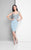 Terani Couture - Sophisticated Beaded Short Evening Dress 1713C3118 In Blue