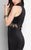 Terani Couture - Eye-catching Beaded Illusion Halter Evening Dress 1713C3124 In Black