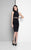Terani Couture - Eye-catching Beaded Illusion Halter Evening Dress 1713C3124 In Black