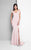 Terani Couture - Off Shoulder Beaded Strap Evening Dress  1713E3338 in Pink