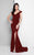 Terani Couture - Off Shoulder Beaded Strap Evening Dress  1713E3338 in Pink