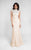 Terani Couture - Fabulous Beaded High  Neck Mermaid Gown 1713E3666 In Neutral