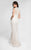 Terani Couture - Fabulous Beaded High  Neck Mermaid Gown 1713E3666 In Neutral