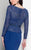Terani Couture - Long Sleeve Ornate Bateau Mermaid Gown 1713M3474 In Blue