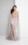 Terani Couture - Gorgeous Embellished Bateau Neck Mermaid Dress 1713M3482 In Gray