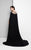 Terani Couture - Embellished Jersey Mermaid Gown 1713M3488 In Black