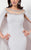 Terani Couture - Embellished Jersey Mermaid Gown 1713M3488 In Silver