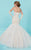 Tiffany Homecoming - Lace Mermaid Long Dress 16203 In White and Neutral